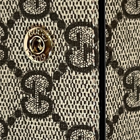 Gucci GG Print Key Case Brown PVC Gold-Tone GG Charm -Six Rings Authentic - Picture 12 of 14